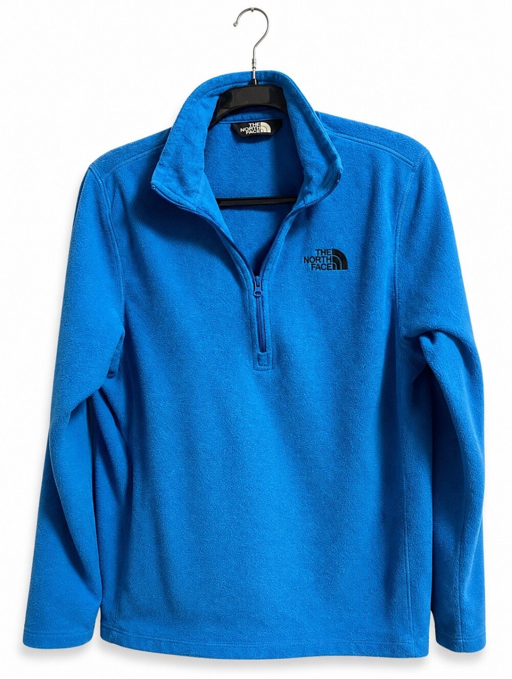 The North Face Women's Small Turquoise Blue 1/4 Zip Fleece Pullover Jacket